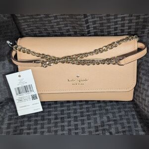 Light Fawn Kate Spade Darcy Chain Wallet.